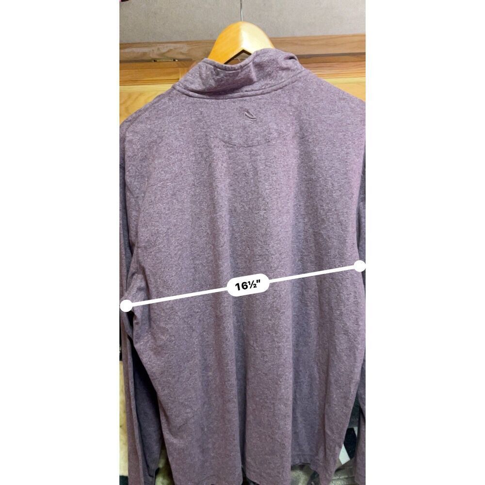 Ocean Coast Purple Quarter-Zip Pullover - Size XL - Picture 7 of 7